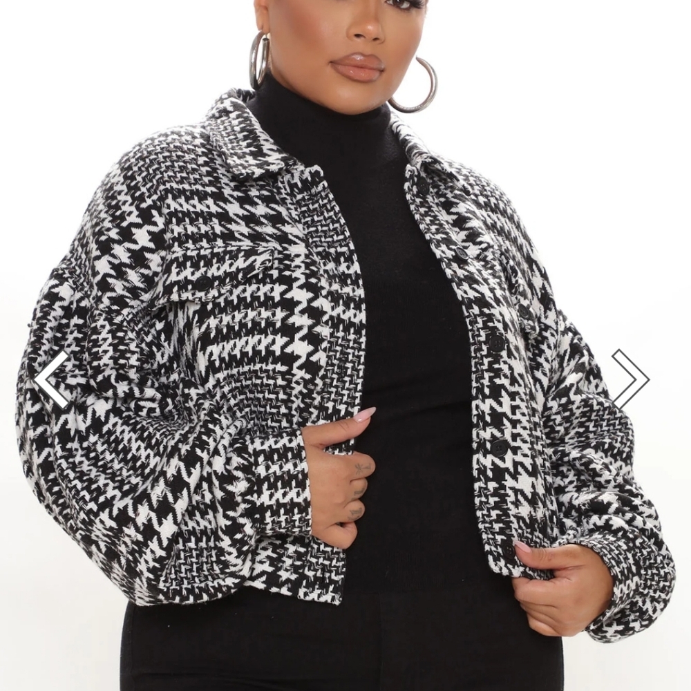 Fashion Nova Houndstooth Jacket